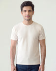 Men’s Textured Fall Crew Neck T-Shirt