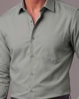 Smoke Gray Dress Shirt