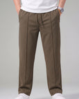 Brown Tailored Track Pants