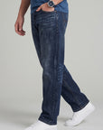 Dark Blue Relax fit Denim