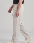 Beige Relaxed Sweatpants