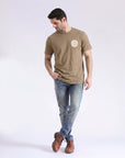 Brown Graphic T-Shirt