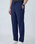 Navy Cotton Trouser