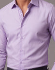 FOCUS Essential Purple Dress Shirt