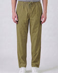 Olive Gold Cotton Trouser