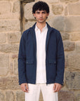 Dark Blue Bomber Jacket for Men