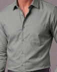 Smoke Gray Dress Shirt