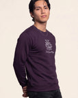 Men's Deep Purple NYC Graphic Sweatshirt