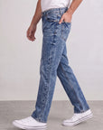 Mid Blue Regular Fit Denim