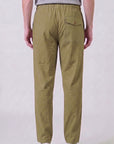 Olive Gold Cotton Trouser