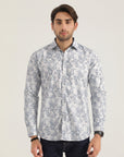 White Printed Shirt