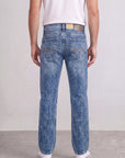 Mid Blue Regular Fit Denim