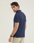 Essential Solid Navy Polo
