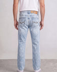 Mid Blue Straight Fit Denim