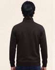 Men's Classic Quarter Zip Mock Neck Sweatshirt