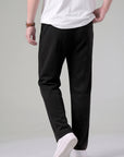 Men’s Black Pleated Track Pants
