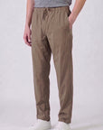 Brown Cotton Trouser