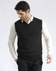 Black Sleeveless Sweater
