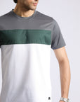 Grey White T-Shirt
