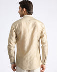 Light Brown Self Shirt