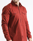 Maroon Casual Shirt