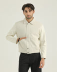 Men’s Elegant Off-White Jacket