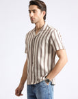 Brown Self Lining Shirt