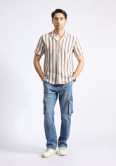 Brown Self Lining Shirt