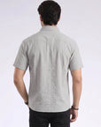Gray Textured Shirt