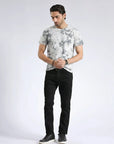 Urban Smoke Tie-Dye Round Neck T-Shirt