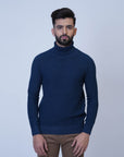 Turtle Neck Knitted Sweater