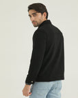 Black Men’s Premium Textured Jacket