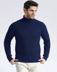 Turtle Neck Knitted Sweater