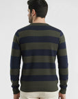 Olive Stripe Sweater