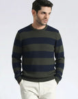 Olive Stripe Sweater