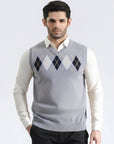 Gray Sleeveless Sweater