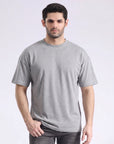 Drop Shoulder Gray T-Shirt