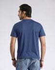Dark Blue Plain T-Shirt