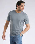 Gray Plain T-Shirt