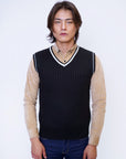 Black Sleeveless Sweater