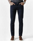 Straight Fit Navy Blue Denim Pant