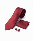 Red Micro Fabric Tie Box