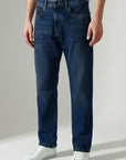 Relax Fit Navy Men Denim Pant