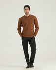 Brown Self Sweatshirt
