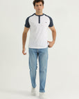 Slim Fit Mid Blue Denim Pant