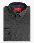 Black Print Dress Shirt