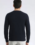 Navy Blue Knitted Sweater