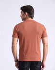 Drop Shoulder Rust T-Shirt