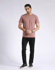 Pink Crew Neck T-Shirt