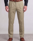 Khaki Pleated Pant